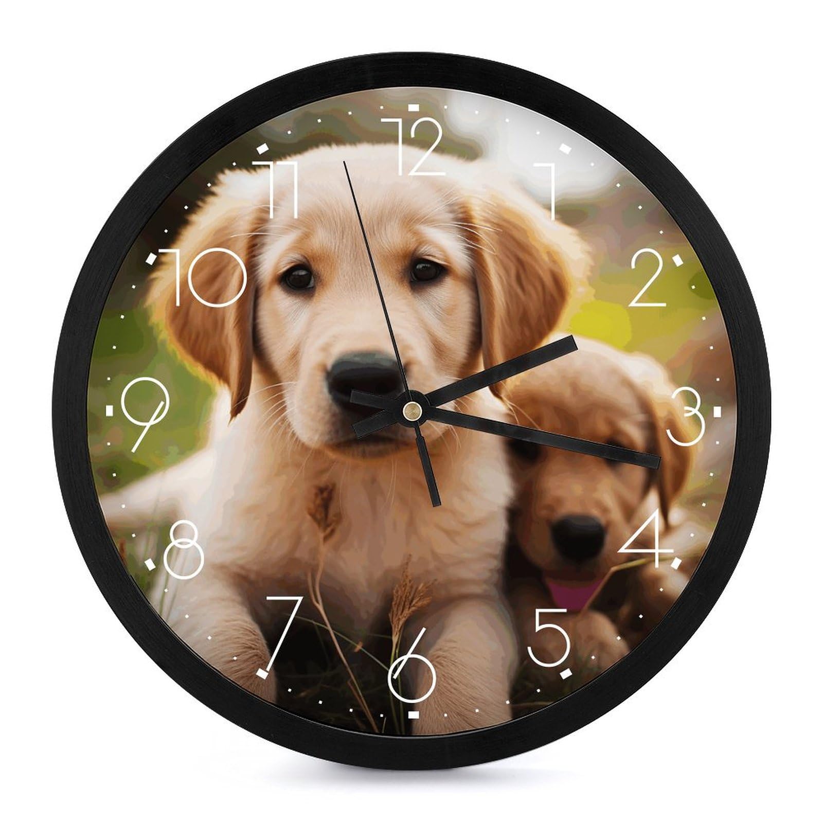 【リアル】壁掛け ペット時計 かわいい ゴールデンレトリバー インテリア Amazon.co.jp: はみだしワンちゃん 壁掛け時計 イングリッシュ